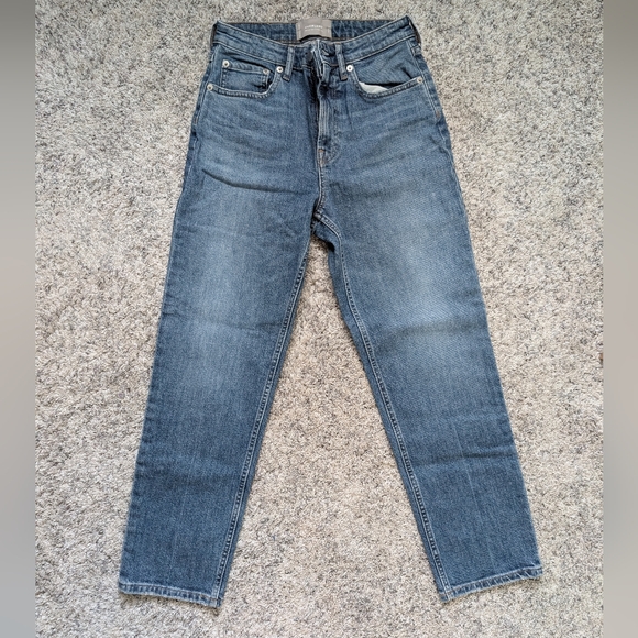 Everlane High Rise Straight Jeans Size 26 - Picture 1 of 6